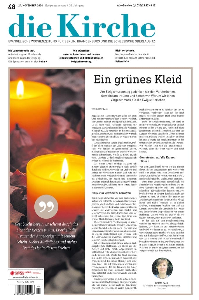 Zeitungscover Kirchenzeitung