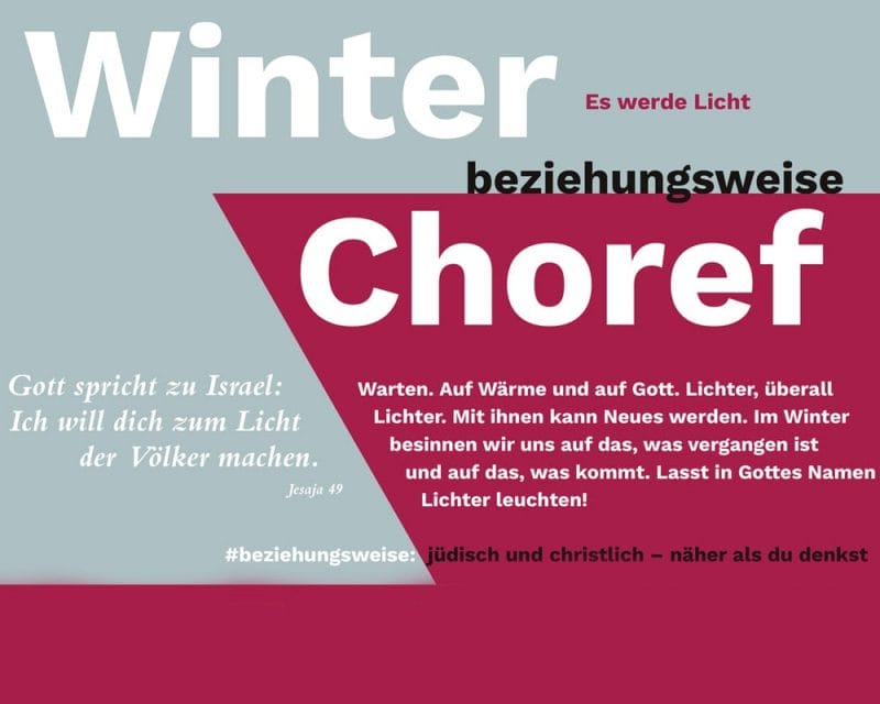 Plakat in Rot und Grau