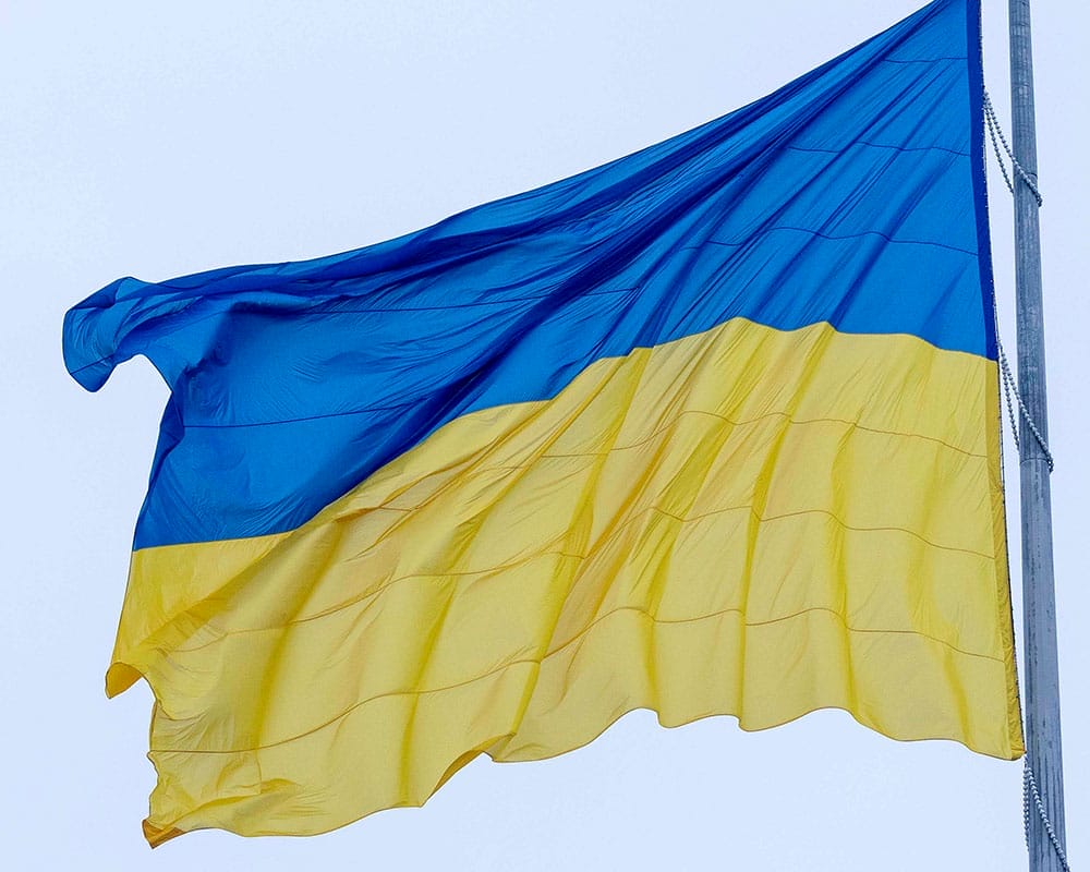 Ukrainische Flagge