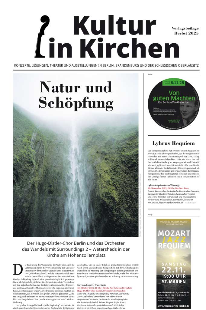 Zeitungsseite mit einem Bild