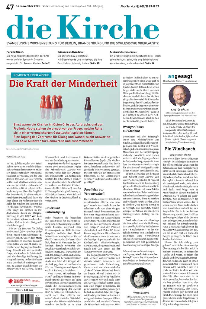 Zeitungscover mit Spielfiguren